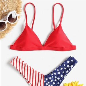 ZAFUL red white and blue suit